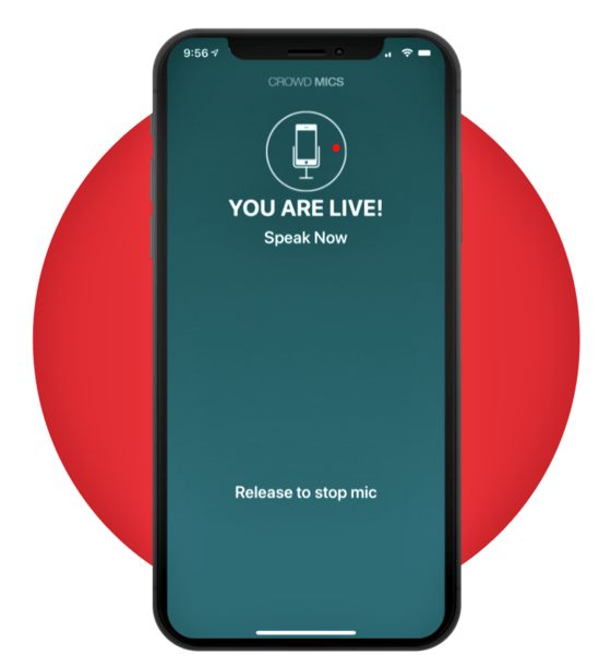 Crowd Mics Voice Feature